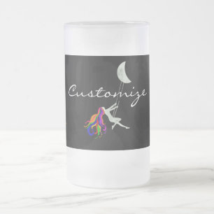 Caneca De Cerveja Vidro Jateado Lua balançando cabeça vermelha Thunder_Cove