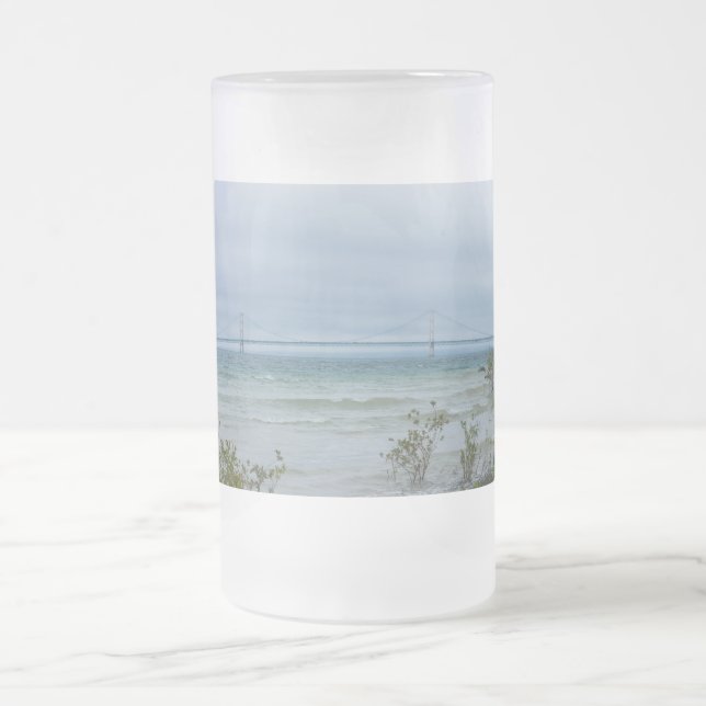 Caneca De Cerveja Vidro Jateado Mac poderoso obscuro (Centro)