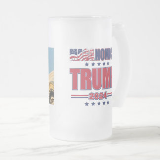 Caneca De Cerveja Vidro Jateado Maganomics Trump 2024