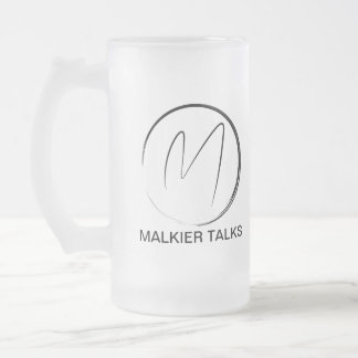 Caneca De Cerveja Vidro Jateado Maklier fala sobre Fosco Mug de 16oz