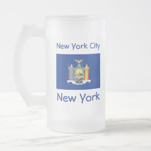 Caneca De Cerveja Vidro Jateado Mapa da Cidade Mug de Nova Iorque