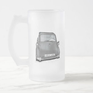Caneca De Cerveja Vidro Jateado máquina retro