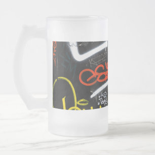 Caneca De Cerveja Vidro Jateado marcado