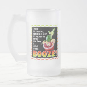 Caneca De Cerveja Vidro Jateado MARY SANGRENTA, Carregada de Bebida!