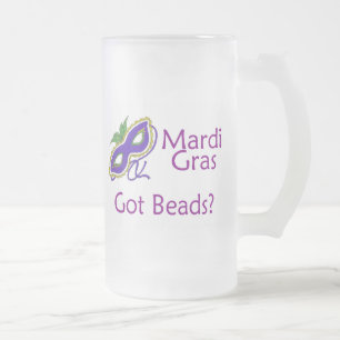 Caneca De Cerveja Vidro Jateado Máscara do roxo do carnaval