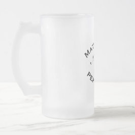 Caneca De Cerveja Vidro Jateado Matured To Perfection Personalised Birthday Gift