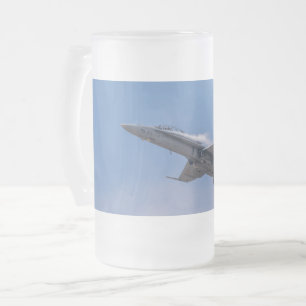 Caneca De Cerveja Vidro Jateado McDonnell Douglas F/A-18 Hornet