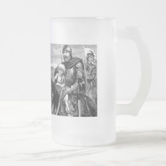 Caneca De Cerveja Vidro Jateado medieval
