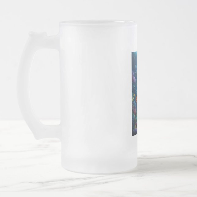 Caneca De Cerveja Vidro Jateado medusa (Esquerda)