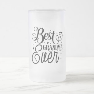 Caneca De Cerveja Vidro Jateado Melhor Avó Nunca