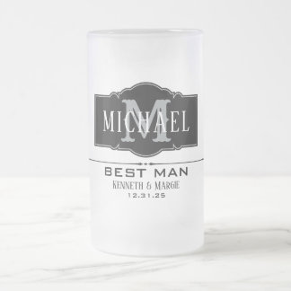 CANECA DE CERVEJA VIDRO JATEADO MELHOR HOMEM PERSONALIZADO