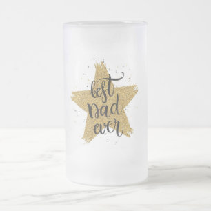 Caneca De Cerveja Vidro Jateado Melhor Pai de Todos