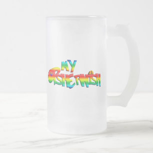 Caneca De Cerveja Vidro Jateado Meu oshernish