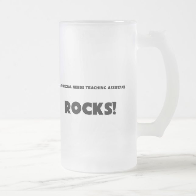 Caneca De Cerveja Vidro Jateado MEU Special precisa ROCHAS do assistente de (Direita)