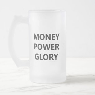 Caneca De Cerveja Vidro Jateado Minimalista Motivacional