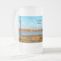 Missouri River Bench Painterly Fosco Mug