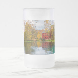Caneca De Cerveja Vidro Jateado Moinho e Fonte de Alley