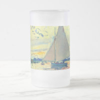 Monet Sailboat no Le Petit-Gennevilliers