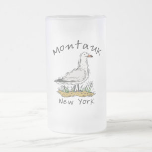 Caneca De Cerveja Vidro Jateado Montauk, NY