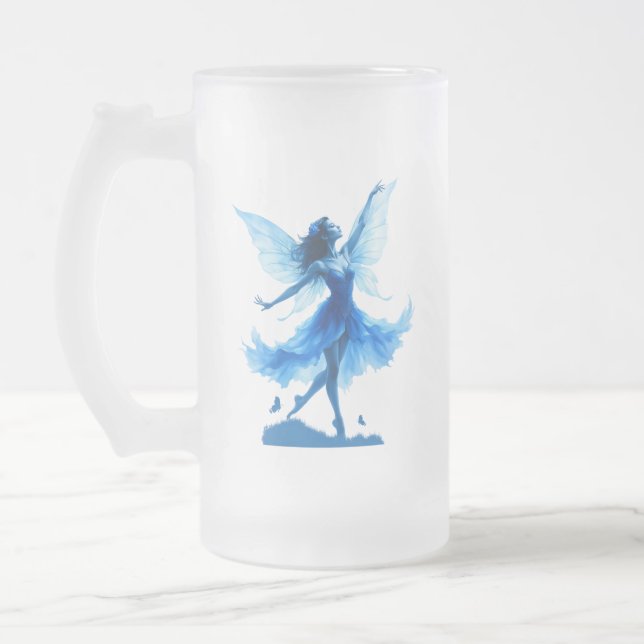Caneca De Cerveja Vidro Jateado Moonlight Rehearsal – Dancing in the moonlight.  (Esquerda)