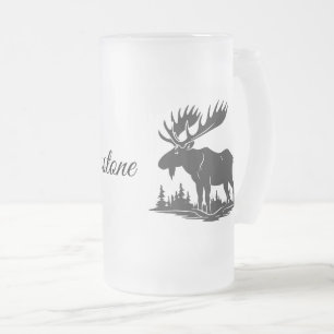 Caneca De Cerveja Vidro Jateado Moso De Vidro De fosco, Mangueira-Amarelo