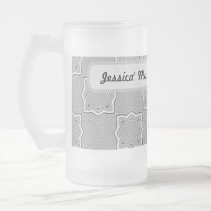 Caneca De Cerveja Vidro Jateado Mug de Latência da Manhã Personalizada
