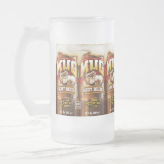 Caneca De Cerveja Vidro Jateado Mug Root Beer - Fosco Mug