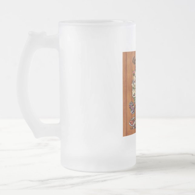 Caneca De Cerveja Vidro Jateado Mug - Wisconsin Supper Clun (Esquerda)