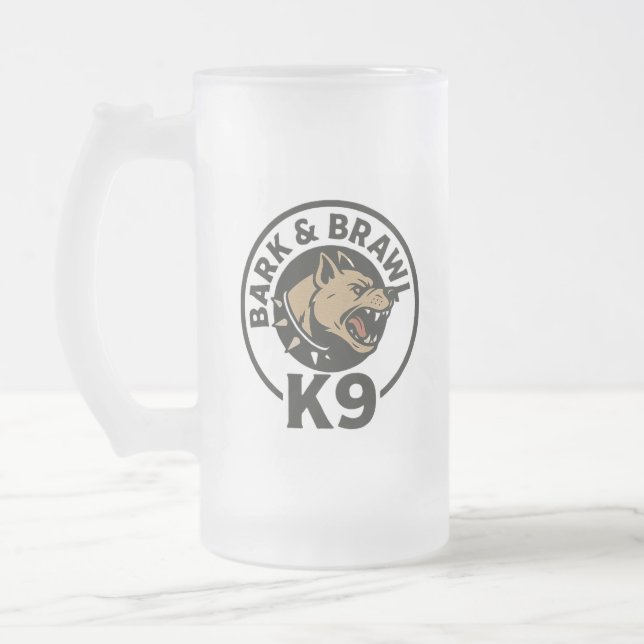 Caneca De Cerveja Vidro Jateado My Treats My House Beer Mug (Esquerda)