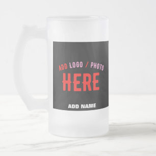 CANECA DE CERVEJA VIDRO JATEADO NA MODA MODERNO PERSONALIZÁVEL NEGRO VERIFICADO CO