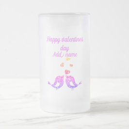 Caneca De Cerveja Vidro Jateado Na moda personalizado namorados caneca de vidro