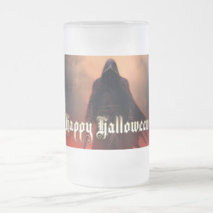 Caneca De Cerveja Vidro Jateado Na sombra do Ceifeiro - Halloween