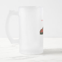 Caneca De Cerveja Vidro Jateado Nada além de arraias