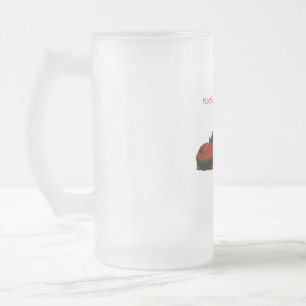 Caneca De Cerveja Vidro Jateado Nada além de arraias