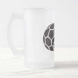 Caneca De Cerveja Vidro Jateado não viva sem futebol