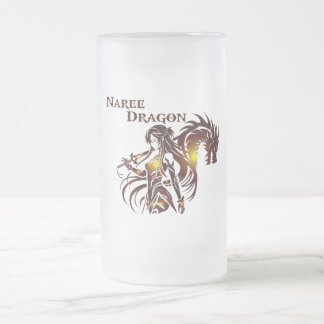 Caneca De Cerveja Vidro Jateado Naree Dragon Beer Glass