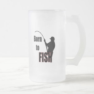 Caneca De Cerveja Vidro Jateado Nascer a Peixe