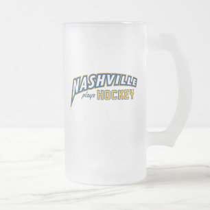 Caneca De Cerveja Vidro Jateado Nashville joga a caneca do vidro de fosco do