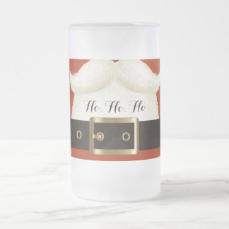 Caneca De Cerveja Vidro Jateado Natal, Santa Clause