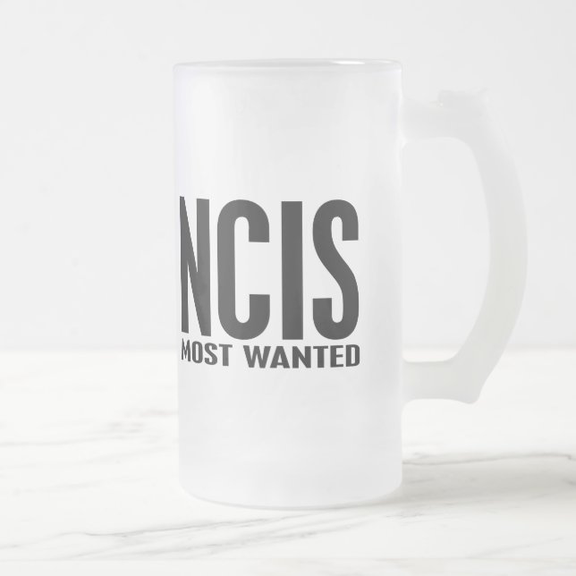 Caneca De Cerveja Vidro Jateado NCIS o mais querido (Direita)