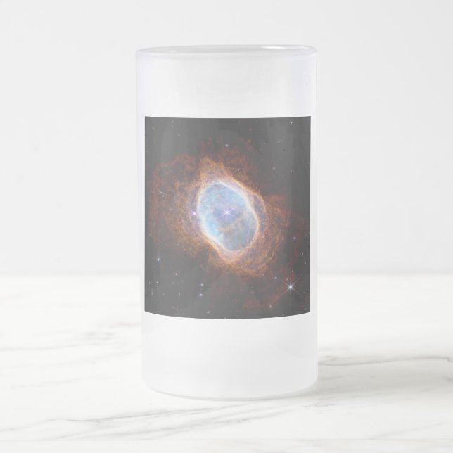 Caneca De Cerveja Vidro Jateado Nebulosa do Anel do Sul Telescópio Espacial James  (Centro)