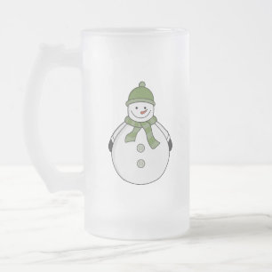 Caneca De Cerveja Vidro Jateado Neve fria