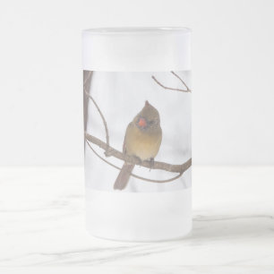 Caneca De Cerveja Vidro Jateado Neve Mais Uma Vez Diz A Senhora Cardeal Fosco Mug