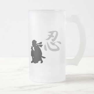 Caneca De Cerveja Vidro Jateado Ninja obtido? Caneca de vidro