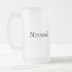 Caneca De Cerveja Vidro Jateado Nisseøl