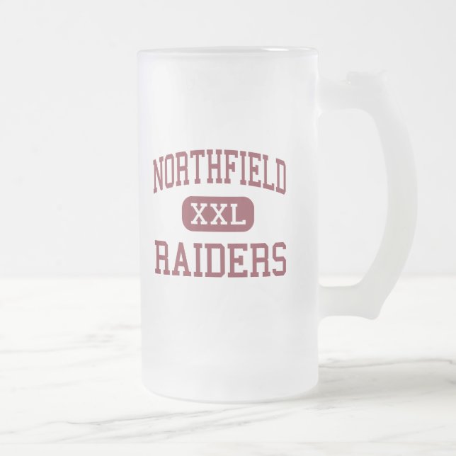 Caneca De Cerveja Vidro Jateado Northfield - incursores - meio - Northfield (Direita)
