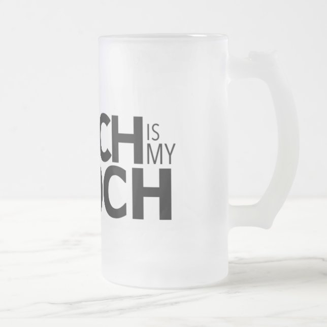 CANECA DE CERVEJA VIDRO JATEADO NÓS ♥️ KOMBUCHA! (Direita)