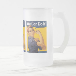 Caneca De Cerveja Vidro Jateado Nós podemos fazê-lo a guerra mundial 2