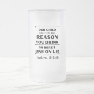 Caneca De Cerveja Vidro Jateado Nossa Criança Pode Ser A Razão Para O Presente D