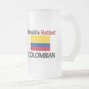 Caneca De Cerveja Vidro Jateado O colombiano o mais quente do mundo